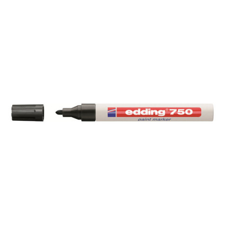 edding 750 paint - Marcatore - permanente - nero - inchiostro pigmentato - 2-4 mm