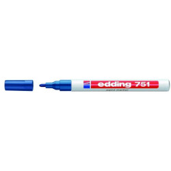 Edding 751 MARCATORE A VERNICE PUNTA CONICA BLU