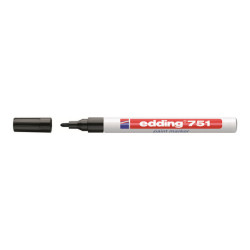 edding 751 paint - Marcatore - permanente - nero - inchiostro pigmentato - 1-2 mm