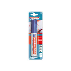 edding 800 - Marcatore - permanente - per vetro, metallo, plastica - blu - 4-12 mm