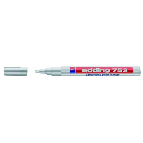 Edding marcatore calligraphy argento 753
