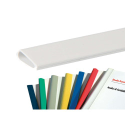 Dorsetti triangolari per rilegatura - 16 mm - bianco - Fellowes - scatola 25 pezzi