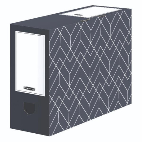 Fellowes Contenitore archivio dorso 10 DECOR 100MM TRANSFER FIL-URBAN GREY