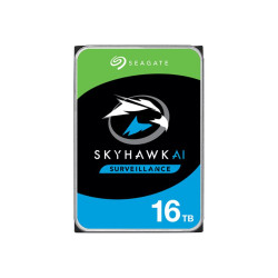 Seagate SkyHawk AI ST16000VE002 - HDD - 16 TB - interno - 3.5" - SATA 6Gb/s - buffer: 256 MB - con 3 anni Seagate Recupero dei 
