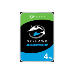 Seagate SkyHawk ST4000VX016 - HDD - 4 TB - interno - 3.5" - SATA 6Gb/s - buffer: 256 MB - con 3 anni Seagate Recupero dei dati 