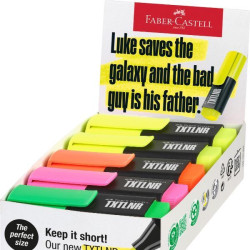 Faber Castell EVIDENZIATORI MINI TXTLNR SUPERFLUORESCENT COLORI ASSORTITI