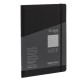 Fabriano EQ plus fabric nero lines A4