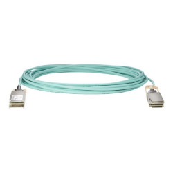 HPE 100Gb Active Optical Cables - Ethernet 100GBase-AOC cable - QSFP28 a QSFP28 - 15 m - fibra ottica - attivo - per HPE SN2010
