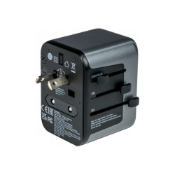 Verbatim UTA-03 - Alimentatore - 30 Watt - PD 3.0, Quick Charge 3.0 - 4 connettori di uscita (USB, 24 pin USB-C)