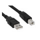 Hamlet XCU2AM-BM18USB-A 2.0 to USB-B 2.0 MMda 1.8 MT Cavo USB 2.0 da Tipo A a Tipo B Maschio-Maschio 1,8 Metri per Periferiche 