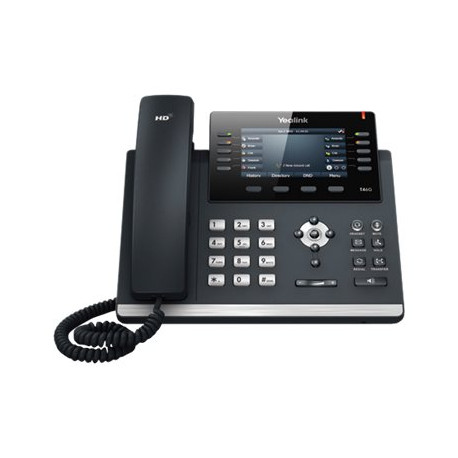 Yealink SIP-T46U - Telefono VoIP con ID chiamante - 3-way capacità di chiamata - SIP, SIP v2 - 16 linee