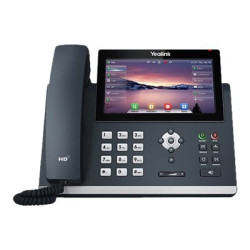 Yealink SIP-T48U - Telefono VoIP - 3-way capacità di chiamata - SIP, SIP v2, SRTP - 16 linee - grigio classico