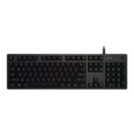 Logitech Gaming G512 - Tastiera - retrolilluminato - USB - Portoghese - interruttore: GX Brown Tactile - carbonio