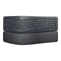Logitech ERGO K860 Split Keyboard for Business - Tastiera - senza fili - Bluetooth LE - QWERTY - Spagnola - Europea - grafite