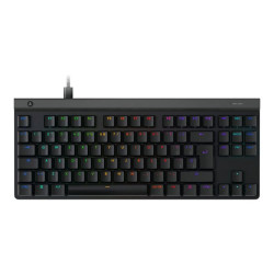 Logitech G G515 - Tastiera - TKL - retrolilluminato - USB - QWERTY - Spagnola - interruttore: GL Tactile - nero