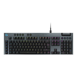 Logitech G G915 X - Tastiera - retrolilluminato - USB - QWERTY - Spagnola - interruttore: GL Tactile - nero