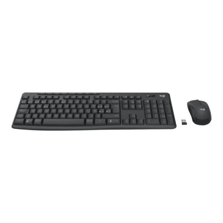 Logitech MK370 Combo for Business - Set mouse e tastiera - senza fili - Bluetooth LE - QWERTY - Spagnola - grafite