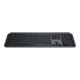 Logitech MX Keys S - Tastiera - retroilluminato - senza fili - Bluetooth LE - QWERTY - Portoghese - interruttore: tasti a forbi