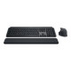 Logitech MX Keys S Combo - Set mouse e tastiera - retroilluminato - senza fili - Bluetooth LE - QWERTY - Spagnola - interruttor