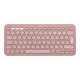 Logitech Pebble Keys 2 K380s - Tastiera - senza fili - Bluetooth LE - QWERTY - Spagnola - tonal rose