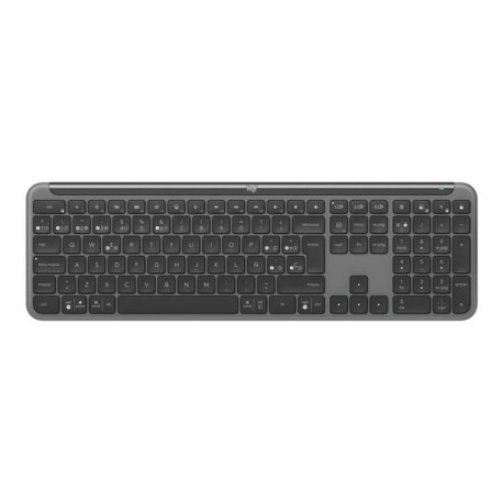Logitech Signature Slim K950 - Tastiera - 100% - full size - senza fili - Bluetooth 5.1 LE - QWERTY - Spagnola - grafite