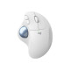 Logitech ERGO M575 - Trackball - ottica - 5 pulsanti - senza fili - 2.4 GHz, Bluetooth 5.0 LE - ricevitore wireless USB - bianc