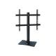 ITB Solution Pedestal - Supporto - per display LCD - acciaio - nero - dimensione schermo: 32"-65" - supporto per scrivania