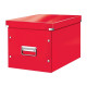 Leitz Click & Store WOW - Scatola per archiviazione - large - per A4 (210 x 297 mm) - cubed - rosso