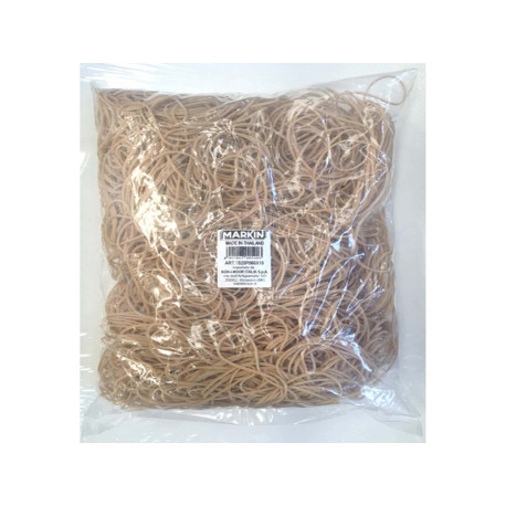 Elastici - diametro 2 cm - 1 kg - caucciù - avana - Markin