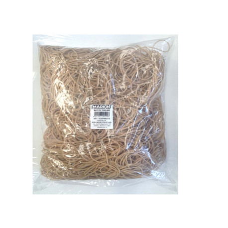 Elastici - diametro 8 cm - 1 kg - caucciù - avana - Markin