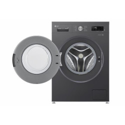 LG F4NX1009NMB Lavatrice smart 9kg, Classe A, 1400 giri, 6 Motion, Allergy Care, Black