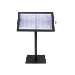 Espositore a LED per esterni/interni - display 4 x A4 - Securit