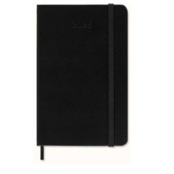 Moleskine AGENDA GIORNALIERA 2026 NERO COPERTINA RIGIDA POCKET