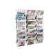 Espositore da parete - metallo - 21 tasche A4 - Alba