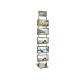 Espositore da pavimento Freestanding LEDMAG - 5 cornici magnetiche A4 retroilluminate a LED - altezza 200 cm - Tecnostyl