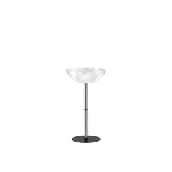 Espositore da terra con 1 semisfera contenitore - Ø 50 cm - altezza 96 cm - Tecnostyl
