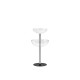 Espositore da terra con 2 semisfere contenitori - Ø 50 cm / Ø 40 cm - altezza 116 cm - Tecnostyl