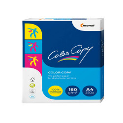 Carta Color Copy - A4 - 160 gr - bianco - Mondi - conf. 250 fogli