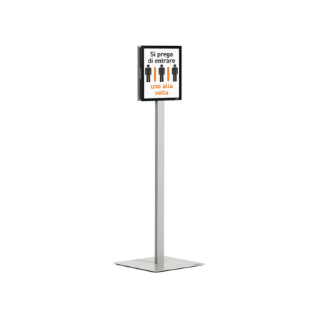 Espositore Info Stand Basic - da pavimento - A4 - Durable