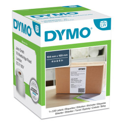 Rotolo 220 etichette LW S0904980 - 104 x 159 mm - carta - indirizzi XL - bianco - Dymo