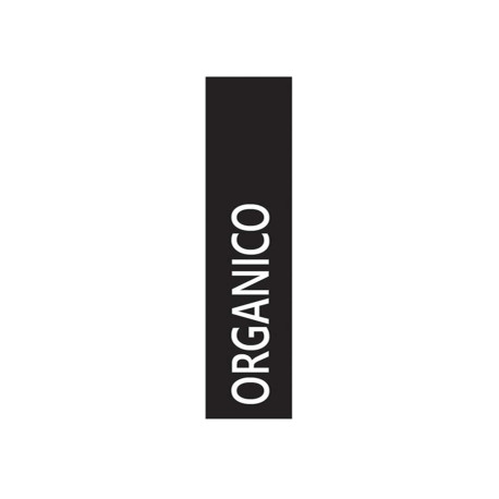 Etichetta adesiva raccolta differenziata - con stampa "ORGANICO" - 45 x 230 mm - vinile - bianco opaco - Medial