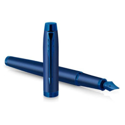 Parker IM monochrome blu stilo F