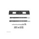 Neomounts LEVEL-750 - Kit montaggio - per TV - heavy-duty - bloccabile - acciaio - nero - dimensione schermo: 43"-98" - install