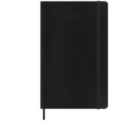 Moleskine AGENDA SETTIMANALE NERO COPERTINA MORBIDA 2026 POCKET