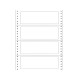 Etichette adesive a modulo continuo TT951 - in carta - corsia singola - permanenti - 140 x 60 mm - 4 et/fg - 100 fogli - bianco