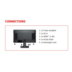 MSI Monitor Desktop 21,45’ - 9S6-3PE0CM-001