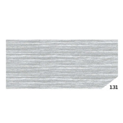 Carta crespa - 50 x 150 cm - 80 gr - argento metal 131 - Rex Sadoch - conf.10 rotoli