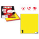 Etichette adesive C/503 - in carta - permanenti - 210 x 297 mm - 1 et/fg - 100 fogli - giallo fluo - Markin