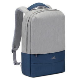 Rivacase Zaino per laptop da 15,6’ con cerniere antifurto - Grigio