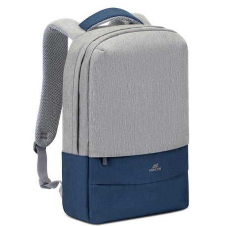 Rivacase Zaino per laptop da 15,6’ con cerniere antifurto - Grigio